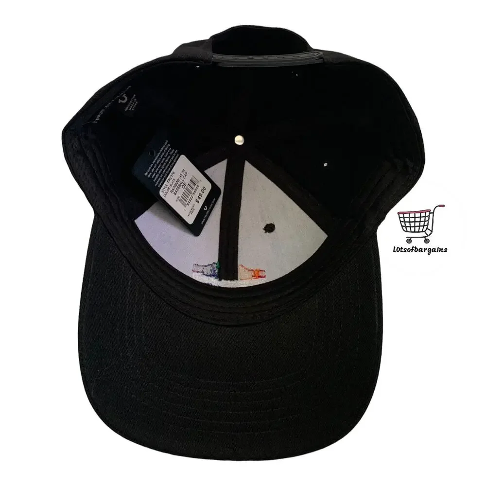 True Religion Horseshoe Logo PRIDE Snapback Adjustable Cap Hat Brand New